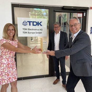 Mouser Electronics als exklusiver Preisträger des European Distribution Award von TDK gewürdigt